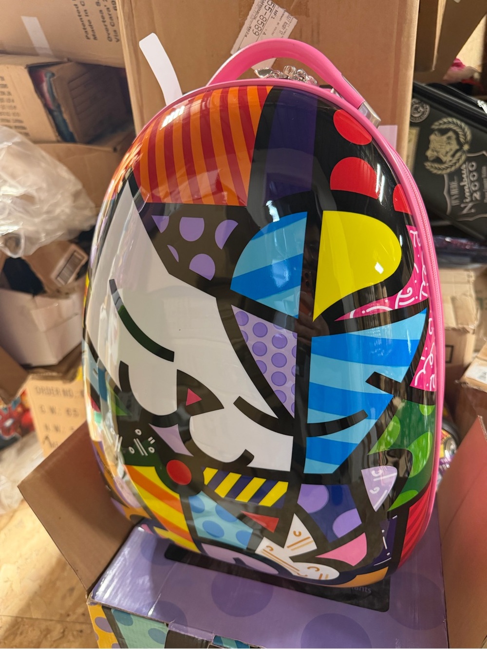 Heys Britto Designer 18in Carry-On Luggage Set with Mini Backpack